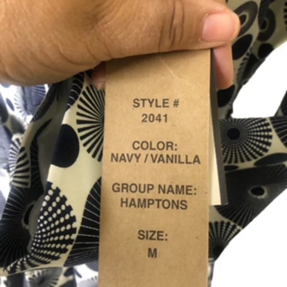 NWT Peck & Peck Navy/Vanilla Belted Fully Lined Coat Size M - Picture 10 of 12